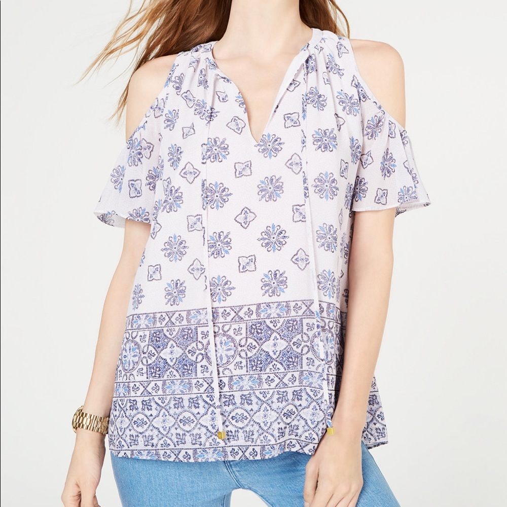 Michael Michael Kors cold shoulder top